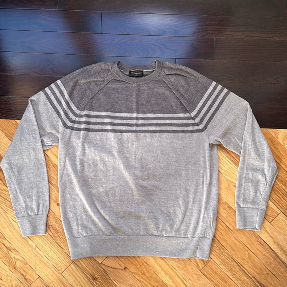 Banana Republic merino sweater brown/light brown (tan?) XL